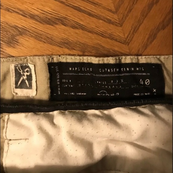 Marc Ecko Cut & Sew Tan Cargo Khaki Shorts Size 40 - Picture 4 of 4